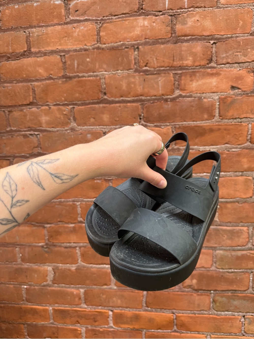 Crocs Brooklyn Low Wedge Platform Sandals
